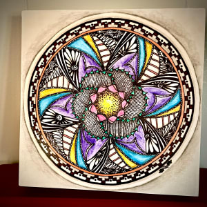 “Flower Within Flower Mandala by Donna Norton 