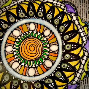 “Expanding Floral Mandala” by Donna Norton 