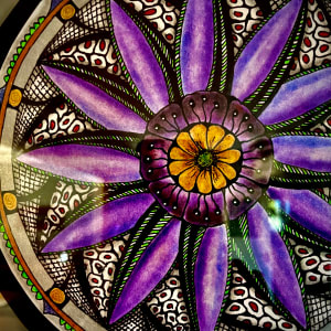 “Flower Caught in the Net” Mandala by Donna Norton 