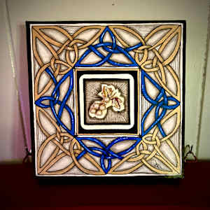 Pearl Berries in Triquetra Knots by Donna Norton, Image 1.