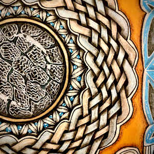 “Echoes in the Well” by Donna Norton  Image: Zentangle Center