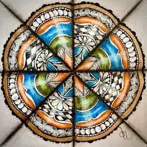 Kaleidoscope Mandala by Donna Norton, Image 1.