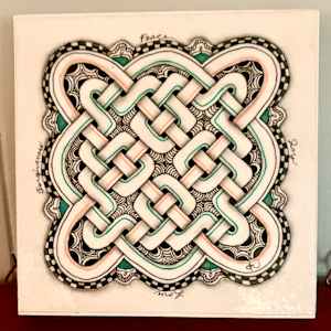 Peace, Love, Joy, and Forgiveness Celtic Knots by Donna Norton, Image 1.