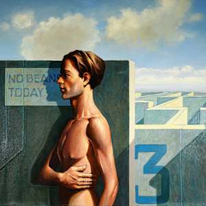 Oil on Canvas, 2004 (No Beans Today#3) by Peter Jooren