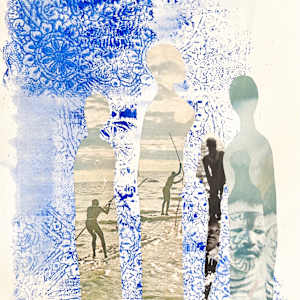 Confronting the Ancestors II (We Are Watching) by ROSALIND NZINGA VAUGHN-NICHOL