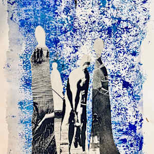 FISHER OF MEN, 2025. Ancestor's Series by ROSALIND NZINGA VAUGHN-NICHOL, Image 1.