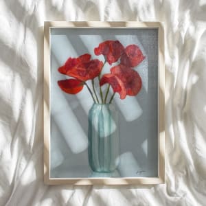 Vase of Poppies by Rachael Ryan