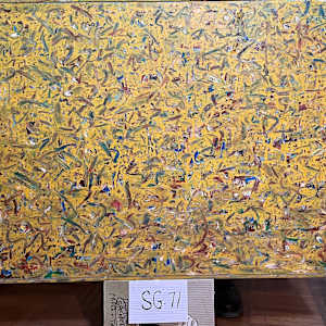 Untitled (Non-Objective Funky Yellow) by Spence Guerin