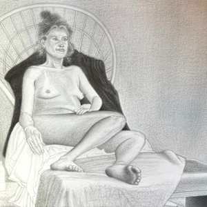 Untitled (female nude) by Spence Guerin