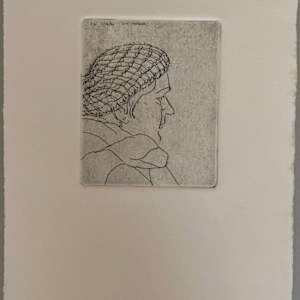Woman with a Knitted Hat by Spence Guerin