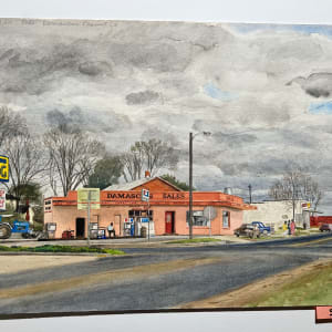 Gas station in Damascus, rural southwest Georgia by Spence Guerin