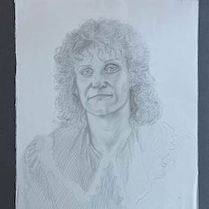 Gayle Ray, Study for Portrait by Spence Guerin