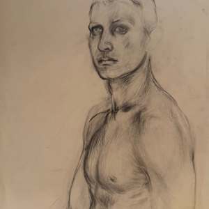 Self-Portrait, January 1965 by Spence Guerin