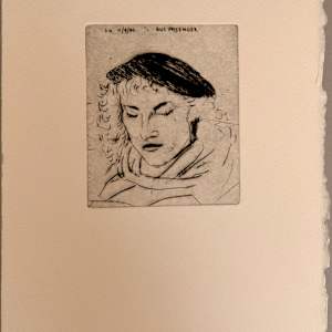 Woman in a Beret #1 by Spence Guerin