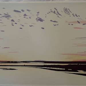 Knik River + Mount Susitna (Sleeping Lady Mountain) Sunset Proof 17 by Spence Guerin