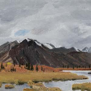 Chugach Mountains, Knob Lake, September by Spence Guerin, Image 1.