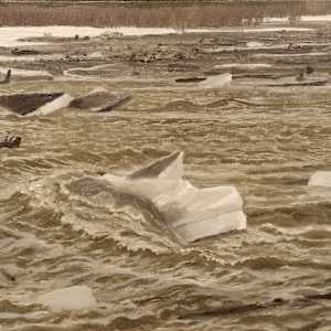 Chistochena River at Break-Up by Spence Guerin