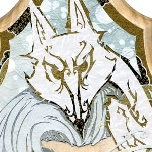 Cold as the Winter Wind, Sharp as a Fox • Yuki-Onna by Patrick Gannon  Image: Cold as the Winter Wind, Sharp as a Fox • Yuki-Onna • detail:  fox