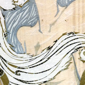 Cold as the Winter Wind, Sharp as a Fox • Yuki-Onna by Patrick Gannon  Image: Cold as the Winter Wind, Sharp as a Fox • Yuki-Onna • detail:  tail