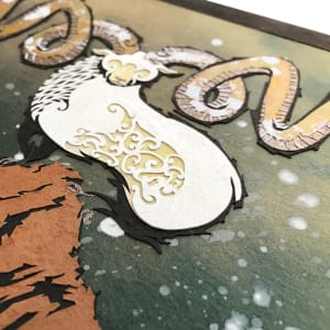 To Ascend the Jagged Peaks by Patrick Gannon  Image: To Ascend the Jagged Peaks • detail: ram