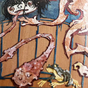 The Neglected Feast of the Aka-name by Patrick Gannon  Image: The Neglected Feast of the Aka-name, detail: a glorious tongue