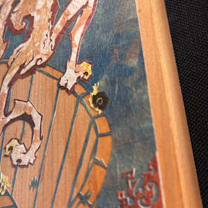 The Neglected Feast of the Aka-name by Patrick Gannon  Image: The Neglected Feast of the Aka-name, detail: view of the yokai from bottom right corner
