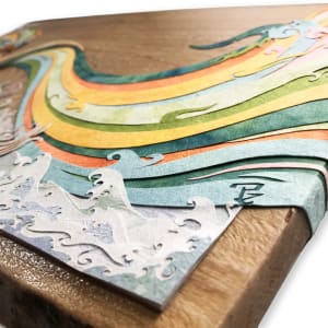 Look to the Sea ・ Amabie by Patrick Gannon  Image: Look to the Sea • Amabie • detail: bottom left corner
