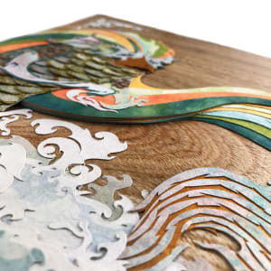 Look to the Sea ・ Amabie by Patrick Gannon  Image: Look to the Sea • Amabie • detail: layers of her hair