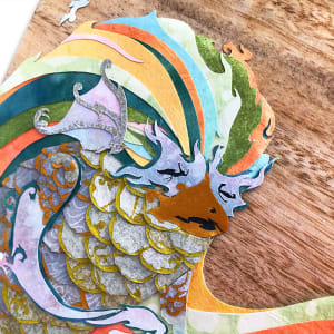 Look to the Sea ・ Amabie by Patrick Gannon  Image: Look to the Sea • Amabie • detail: Amalie's face