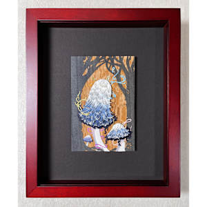 Beneath the Inky Caps by Patrick Gannon  Image: Beneath the Inky Caps, framed