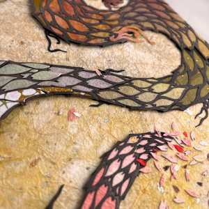 Carried on a Breeze by Patrick Gannon  Image: Carried on a Breeze, detail: petals coalesce
