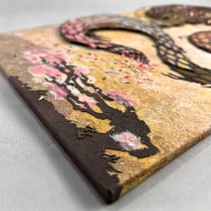 Carried on a Breeze by Patrick Gannon  Image: Carried on a Breeze, detail: transformation from scattered petals
