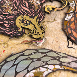 Carried on a Breeze by Patrick Gannon  Image: Carried on a Breeze, detail: shadows and depth