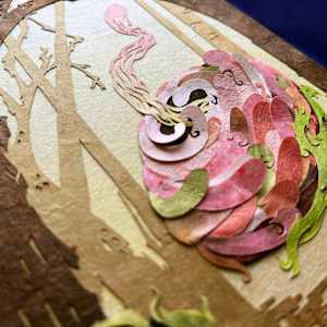 A Dawning Emergence by Patrick Gannon  Image: A Dawning Emergence, detail: shadows of petals