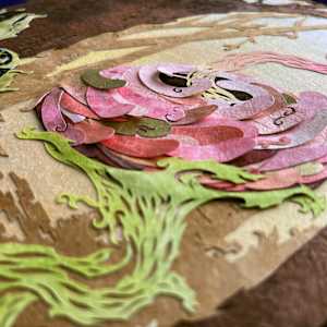 A Dawning Emergence by Patrick Gannon  Image: A Dawning Emergence, detail: a flowery womb