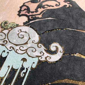Your Echoes, They Shake and Shape Me by Patrick Gannon  Image: Your Echoes, They Shake and Shape Me • detail: rain cloud