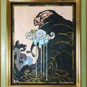 Your Echoes, They Shake and Shape Me by Patrick Gannon  Image: Your Echoes, They Shake and Shape Me • framed