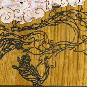 The Fiercest Raveling by Patrick Gannon  Image: The Fiercest Raveling • detail: cats
