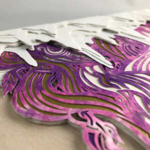 Your Words Resound Undimmed (Flame Harmonics 3) by Patrick Gannon  Image: Your Words Resound Undimmed • detail: looking down