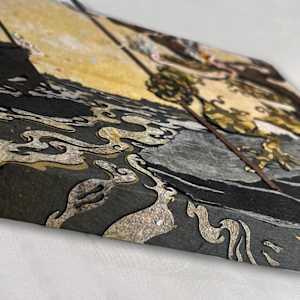Guardians of the Golden River • Ogama by Patrick Gannon  Image: Guardians of the Golden River • Ogama • detail: a river wraps around the bottom edge