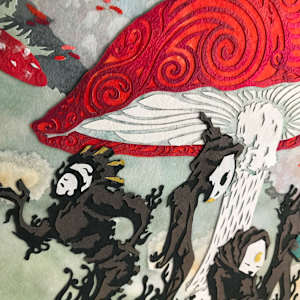 Red Caps by Patrick Gannon  Image: Red Caps, detail: raincheck