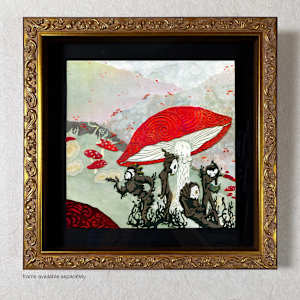 Red Caps by Patrick Gannon  Image: Red Caps, framed