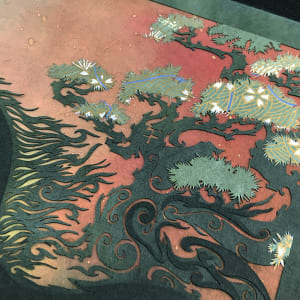 Through the Pines by Patrick Gannon  Image: Through the Pines • detail: trim merging into the pine