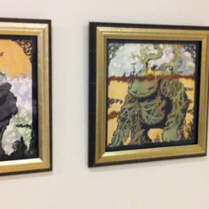 Until That Day, I Make My Home Down Here by Patrick Gannon  Image: Until That Day, I Make My Home Down Here • Until That Day triptych, framed