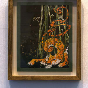 From the Bamboo Forests of the Night by Patrick Gannon  Image: From the Bamboo Forests of the Night • framed