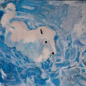 The White horse by Yvonne Cavens