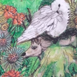 The Roe Deer Stag and The Dove by Yvonne Cavens, Image 3.