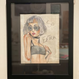SO EXTRA by Holly Diann Harris  Image: "SO EXTRA" - framed front view