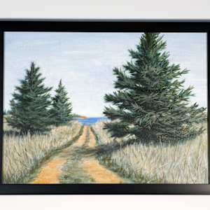 Nearly Spring (Poverty Beach) by Rebeka Darylin  Image: Finished, framed