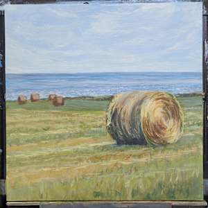 Coastal Hay (Cable Head Hay 1) by Rebeka Darylin  Image: In progress 3